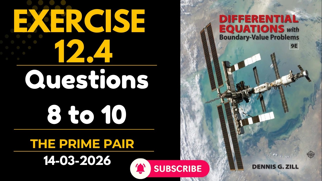 Wave Equation | Exercise (12.4) | Question 8 to 10 | Full Explanation