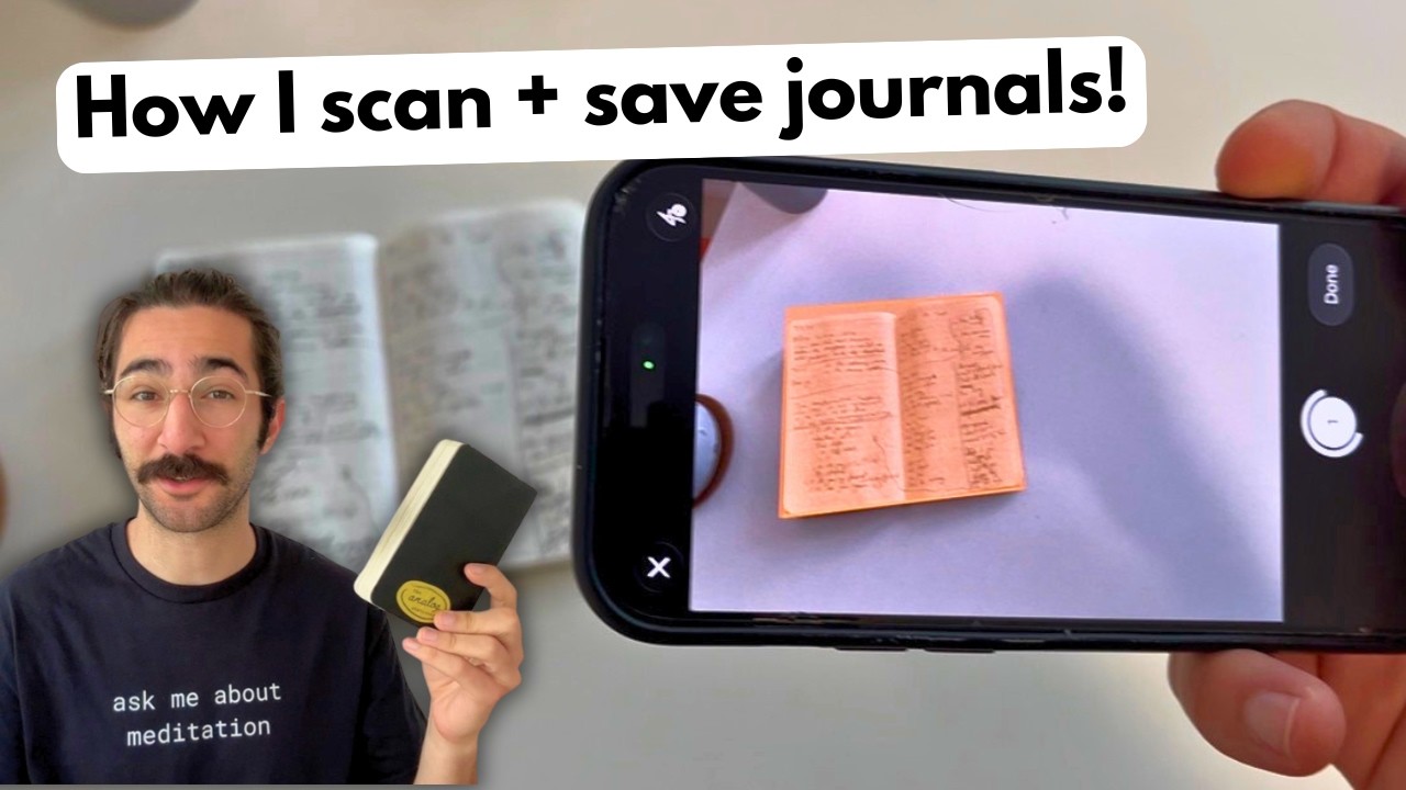 Как я сканирую и сохраняю записи в дневниках с помощью Genius Scan! &mdash; Быстро и легко преобразуйте...