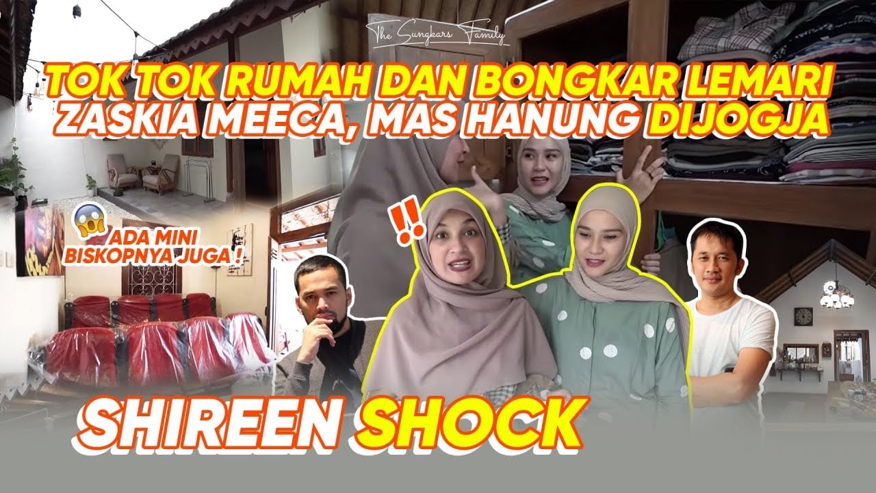 TOK TOK RUMAH ZASKIA MECCA DAN MAS HANUNG, ADA BIOSKOP PRIBADI!