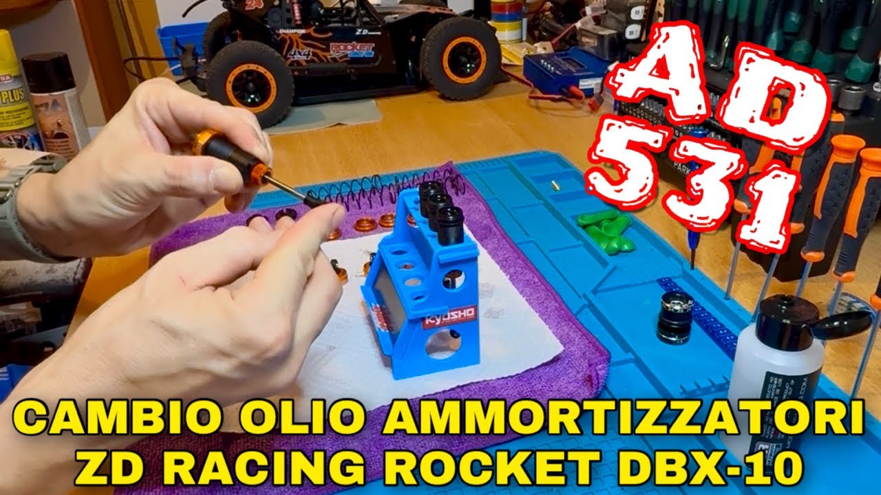 Cambio Olio Ammortizzatori ZD Racing Rocket DBX-10