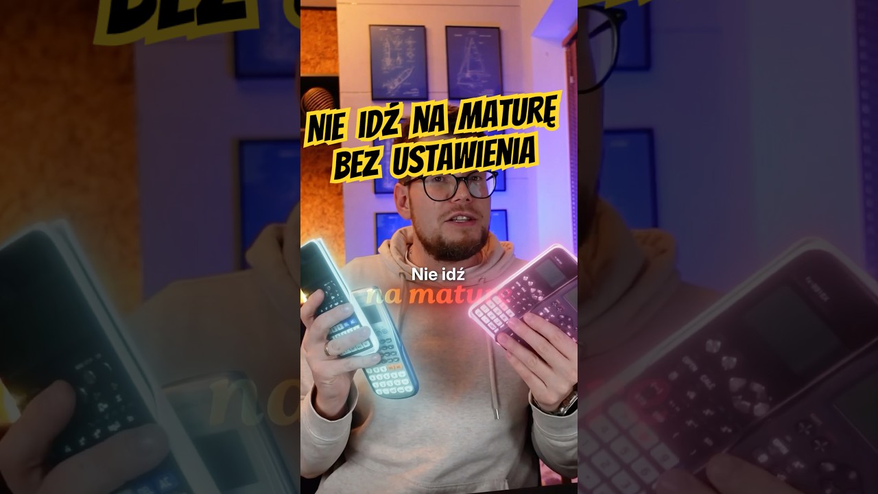 Nie idź na maturę z fizyki bez ustawienia tego w kalkulatorze.