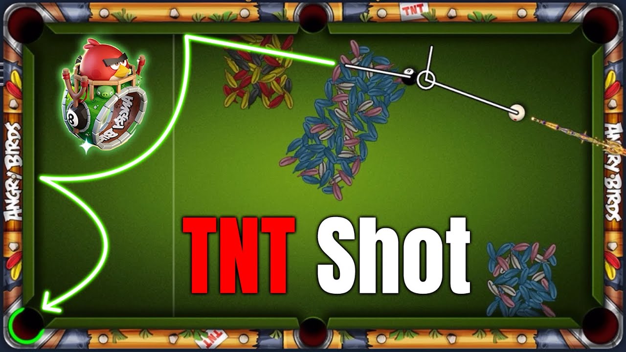 TNT SHOT in 100M Angry Birds Table 💣 NEW RING Unlocked! 😱 8 Ball Pool GamingWithK