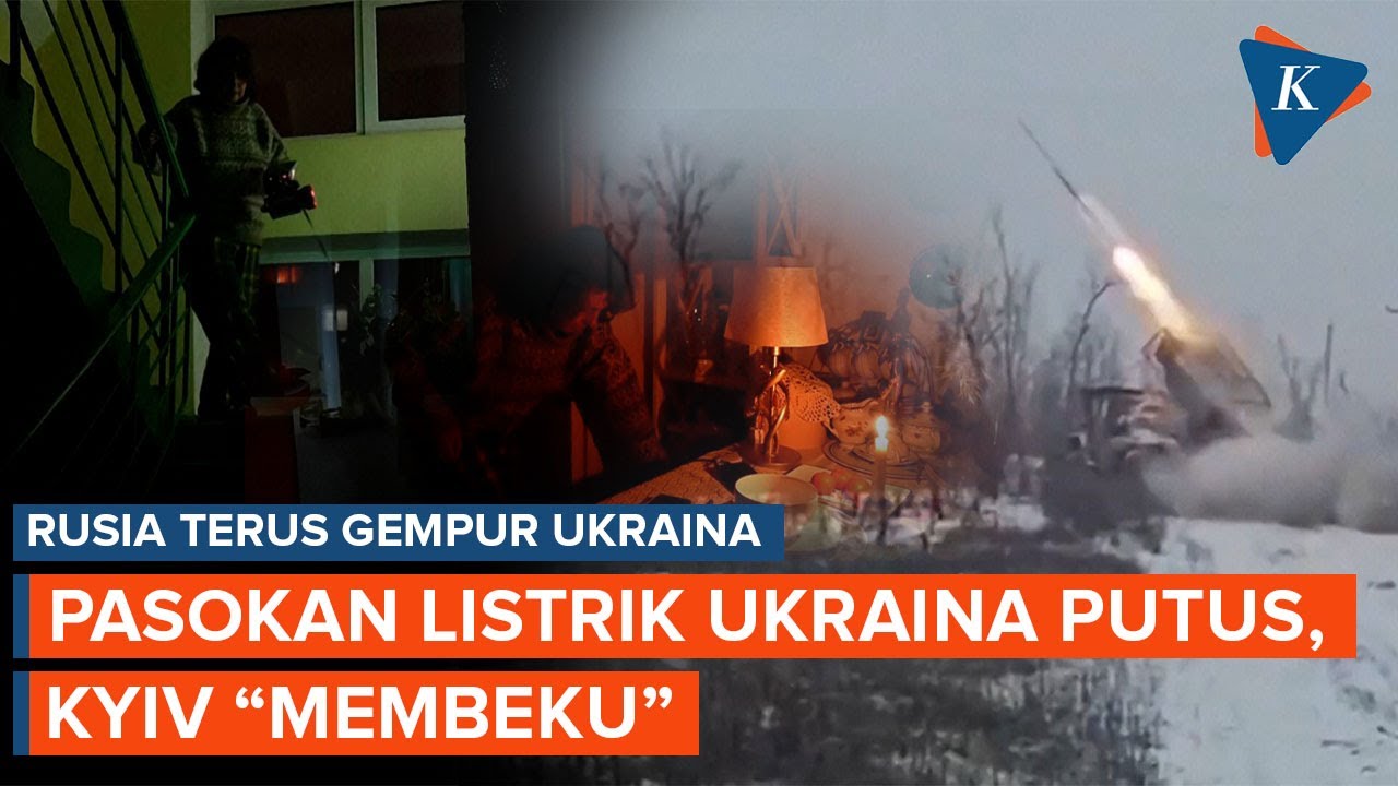 Serangan Rusia Putus Pasokan Listrik Ukraina, Kyiv 
