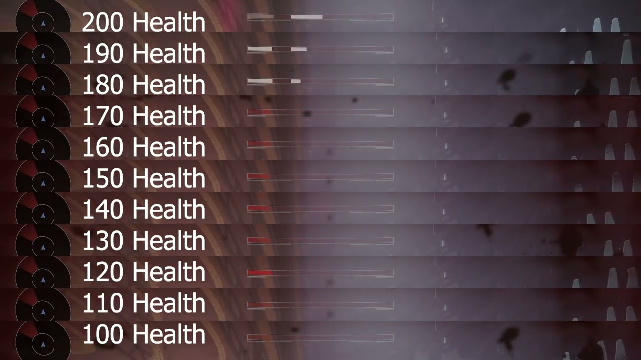 Destiny 2: 100-200 Health Stat Comparison