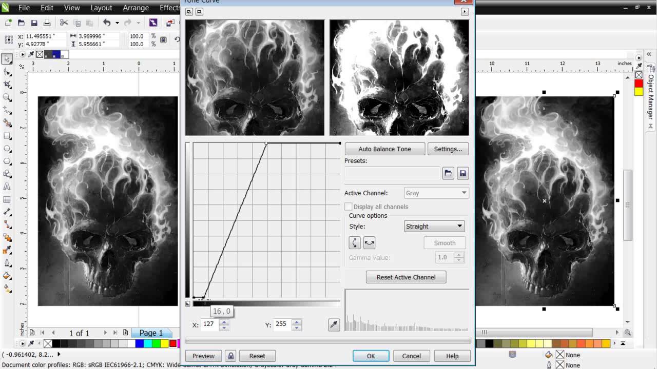 Grey Scale Color Separations like Simulated Process in CorelDRAW