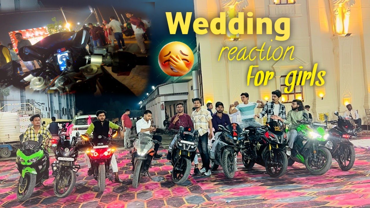 Wedding public reaction 🥰 VS biker🚀🔥|  पूरा Lawn हिल गया🙏 #wedding !! Rider Ramraj