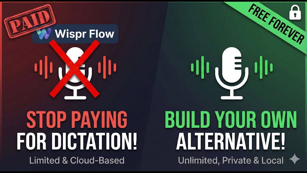 Don't Pay for Wispr Flow: Build a Free Alternative (Windows & Mac)