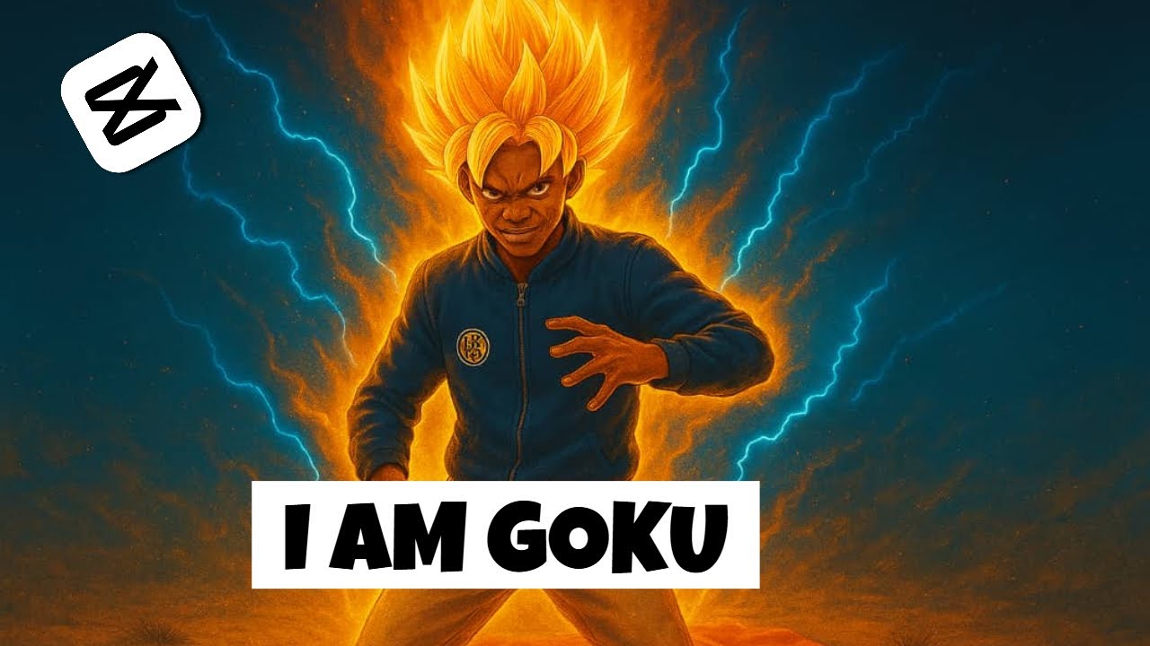 How I Recreated the Goku Effect Using Capcut  #goku 