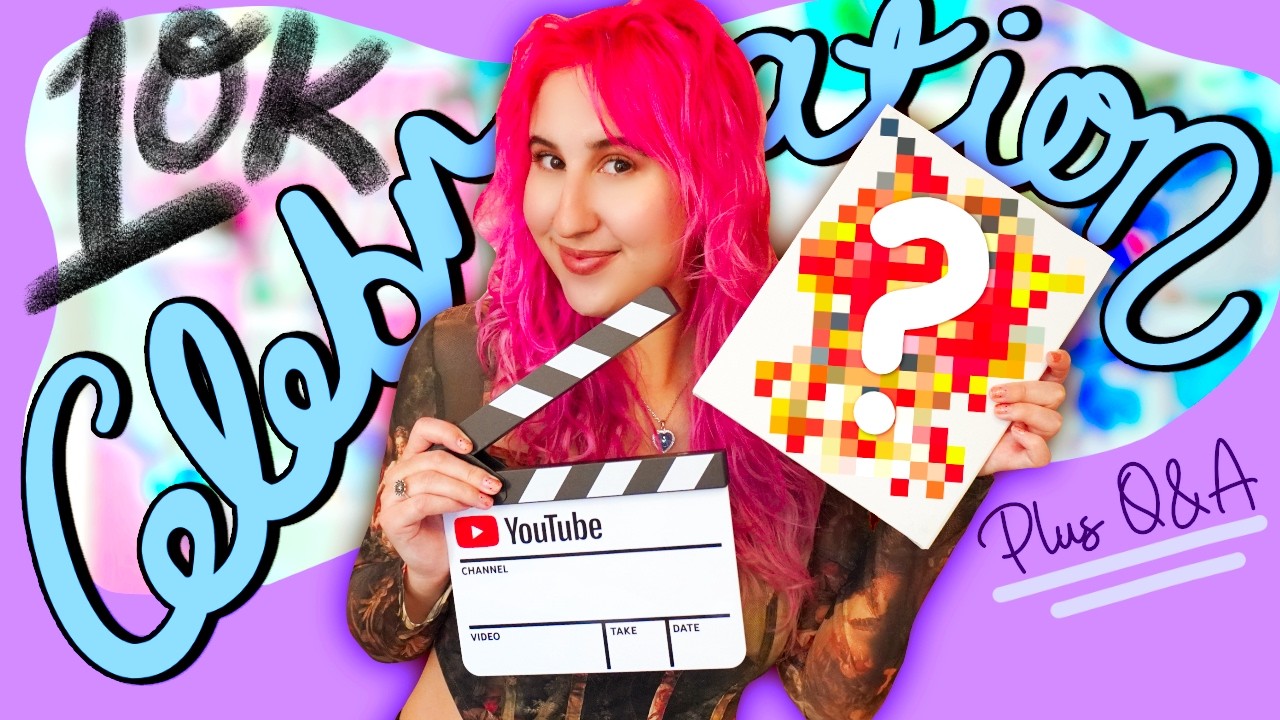 Designing my own YouTube Plaque + Q&A *Celebrate 10K with me*