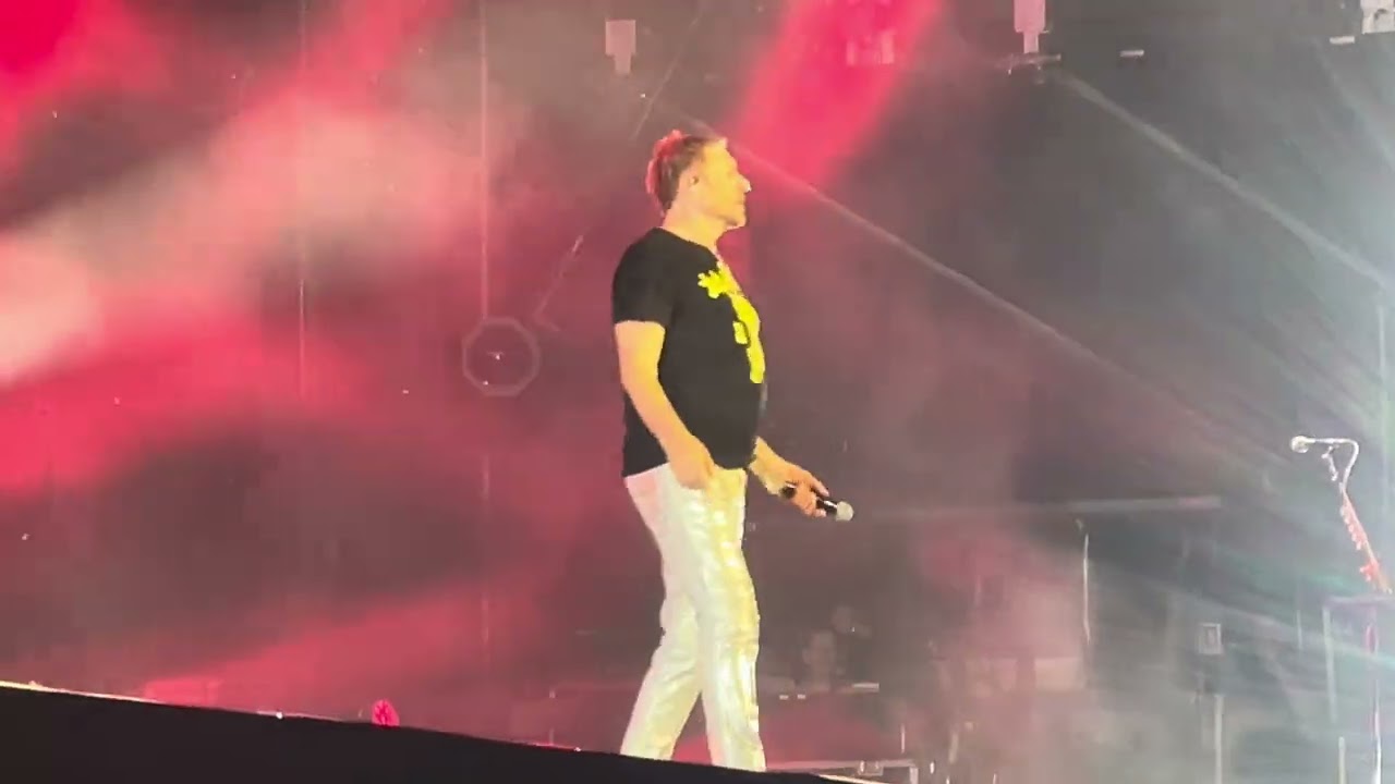 DURAN DURAN Girls on Film Live a Milano il 20 Giu. 2025 immagini da sotto il palco