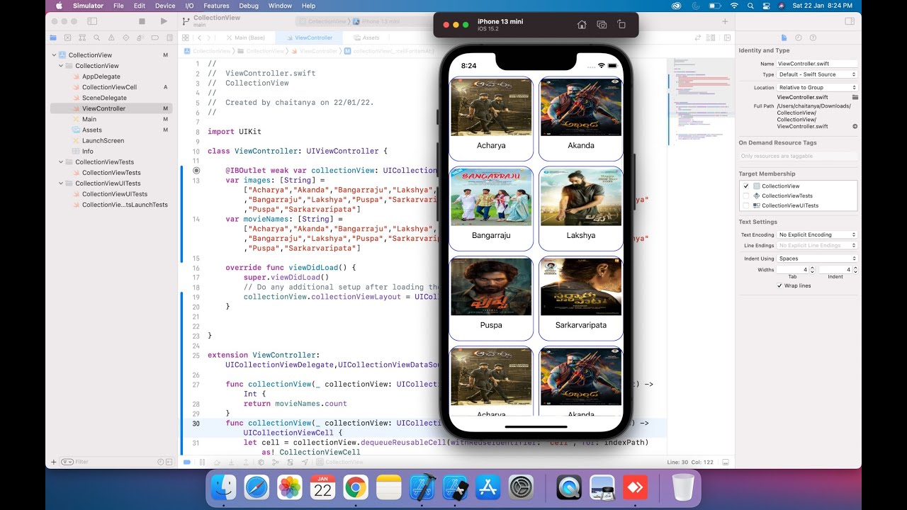 How To Create Simple CollectionView In Swift IOS