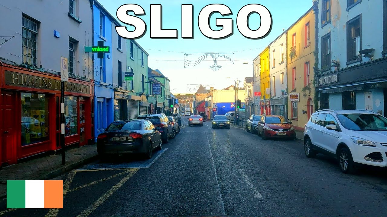 DRIVING around SLIGO TOWN in IRELAND 🇮🇪 4K (60fps)