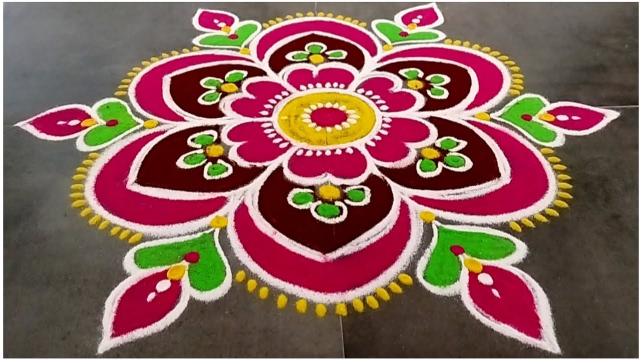 Tamil New Year Special Rangoli 2026 | Chithirai Masam Kolam Designs | Tamil Puthandu Colour Kolam