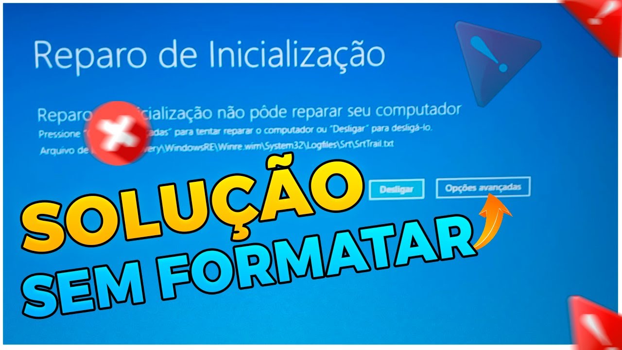 Reparo Autom&aacute;tico Como Resolver? ( SOLU&Ccedil;&Atilde;O DEFINITIVA ) ATUALIZADO