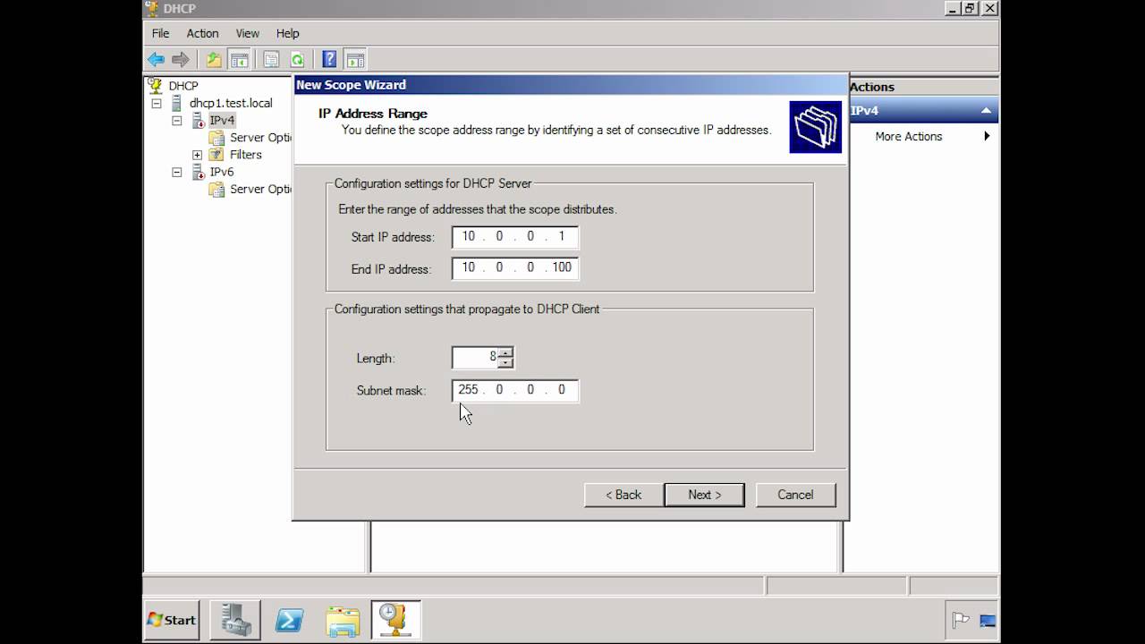 DHCP for Windows Server 2008