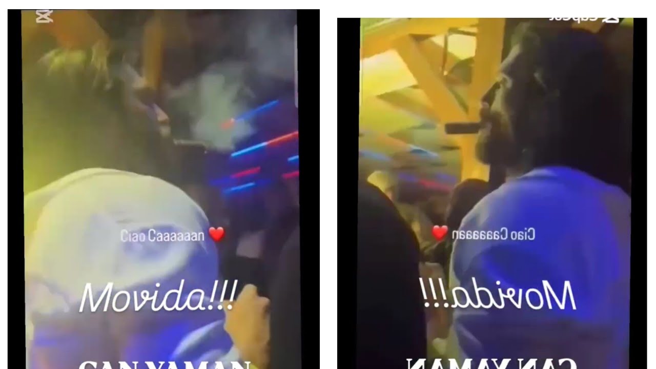 CAN YAMAN IN UN DISCOTECA...