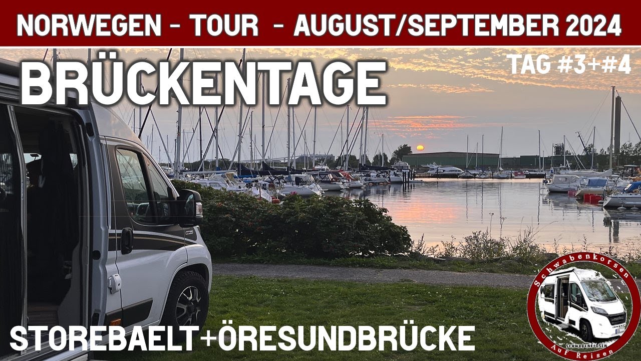 Dänemark und Schweden: Storebaeltbrücke - Öresundbrücke - Roadtrip Norwegen-Wohnmobilstellplätze