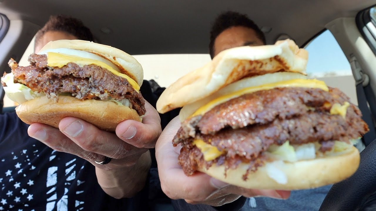 Eating Freddy's California Style Triple Steak Burger