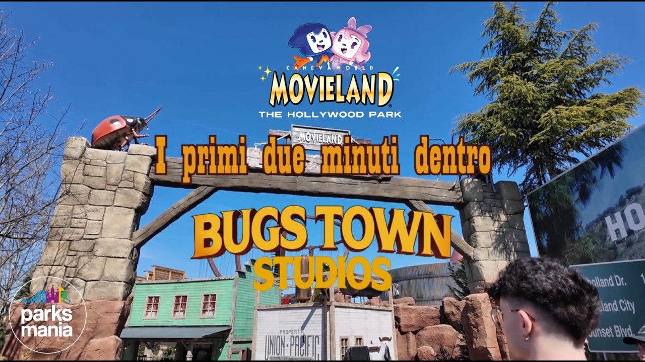 I PRIMI 2 MINUTI DENTRO BUGS TOWN @ MOVIELAND PARK