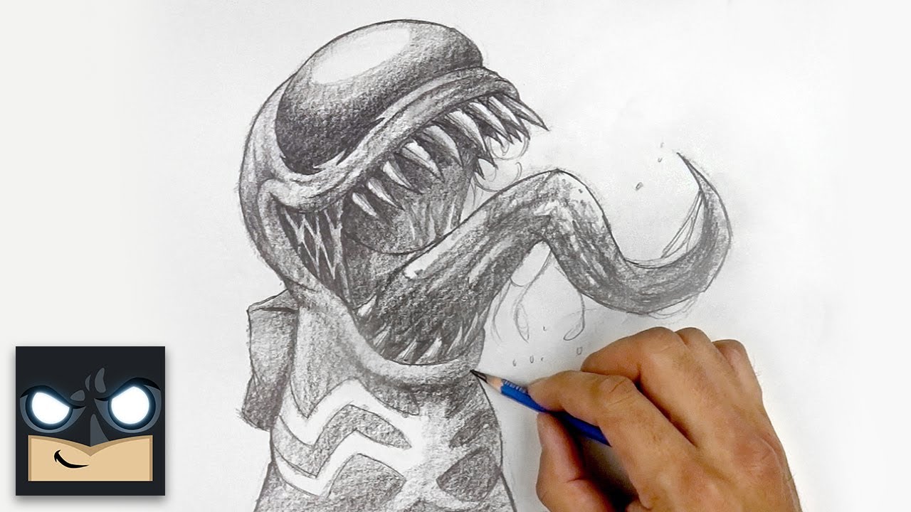 How To Draw Venomized Imposter | Step by Step Sketch Tutorial