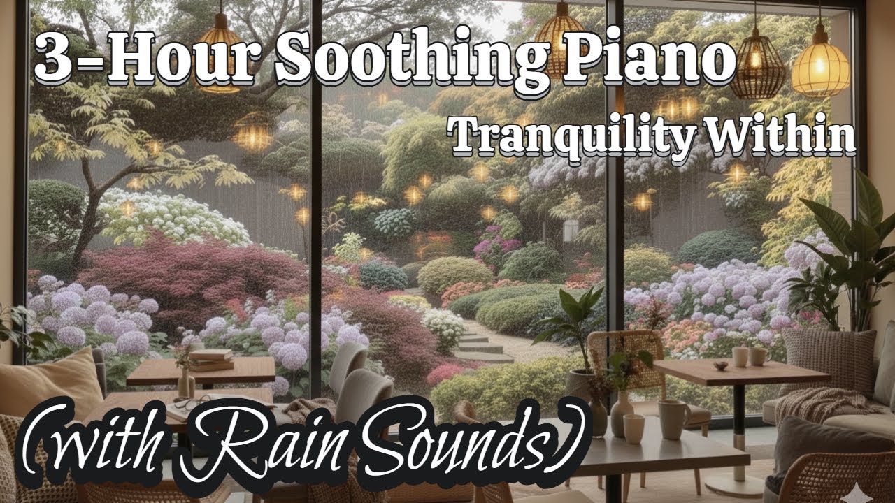 Relaxing Piano (27) (with Rain Sounds) 3-Hour Soothing Piano: Tranquility Within
