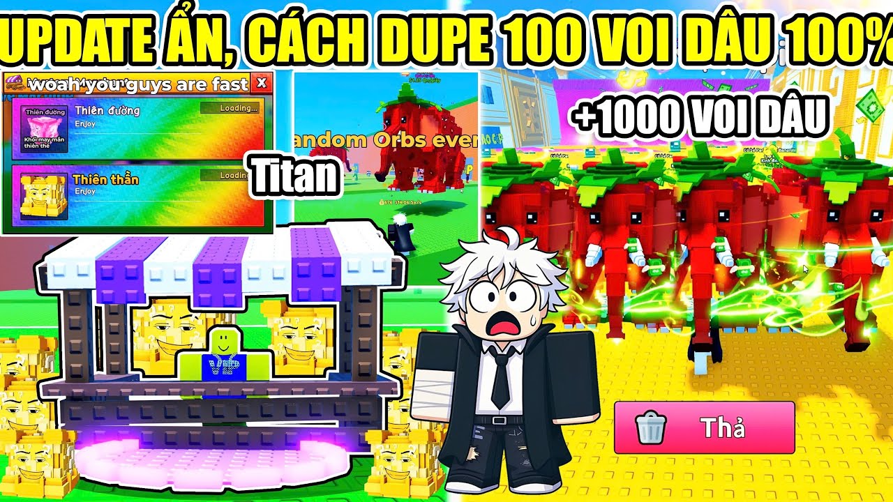 UPDATE SỰ KIỆN ẨN NHẬN HỘP DIVINE CÁCH DUPE 100 VOI DÂU THÀNH CÔNG 100% Trong Tsunami Brainrot