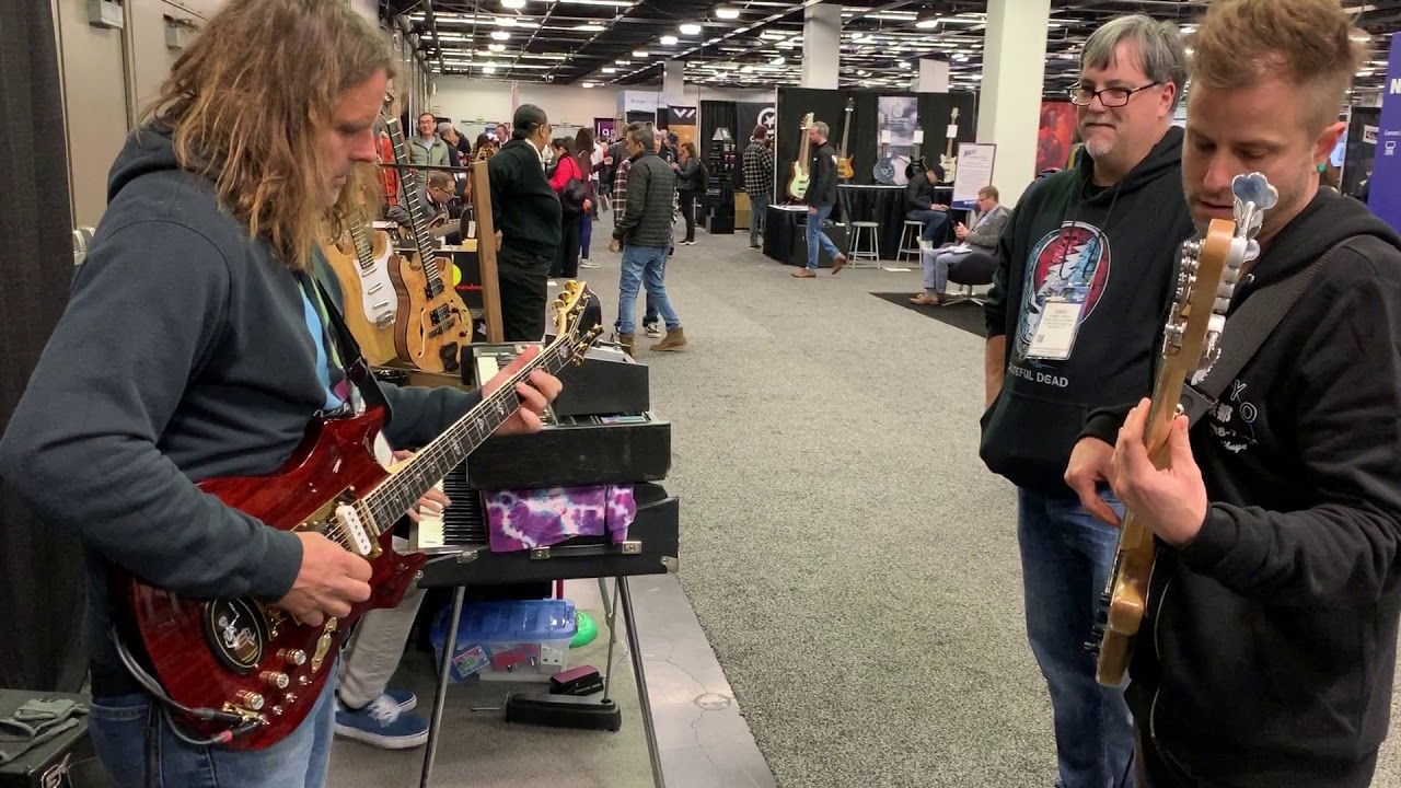 Winter NAMM 2020 Mu-Tron Booth with PHRED instruments Liger