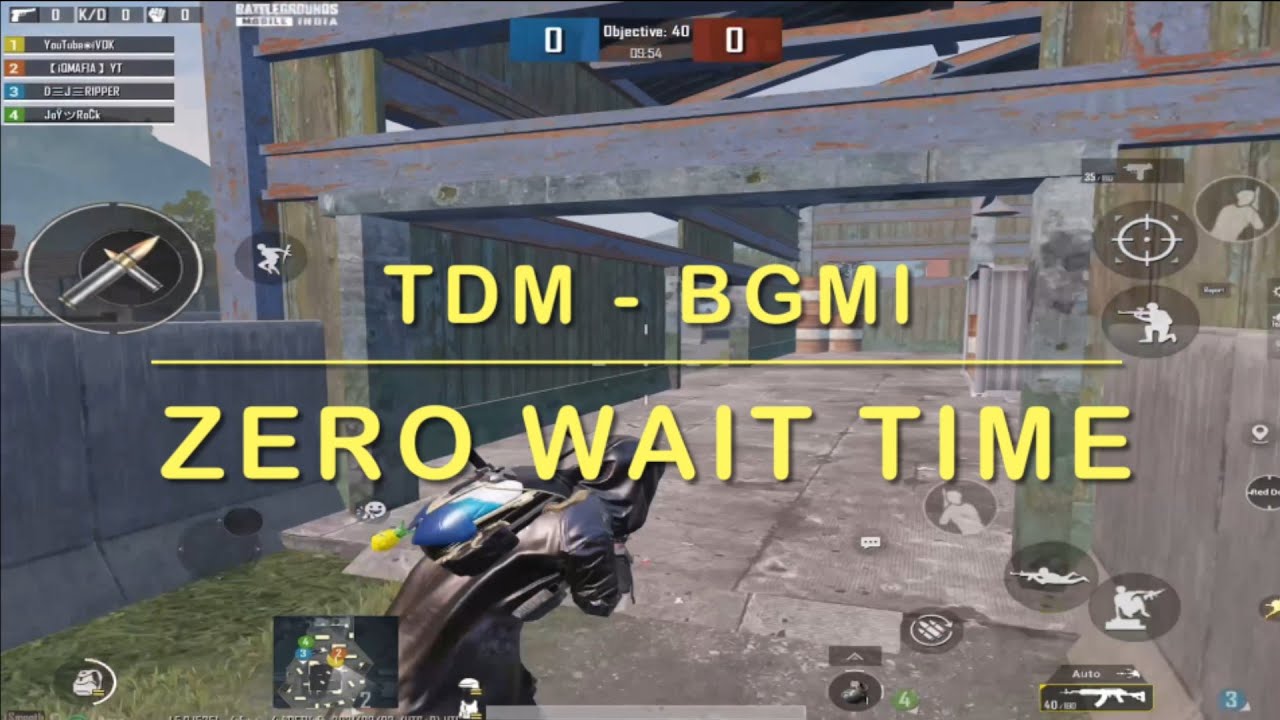 TDM - BGMI || Zero Wait Time Gameplay - iVOK