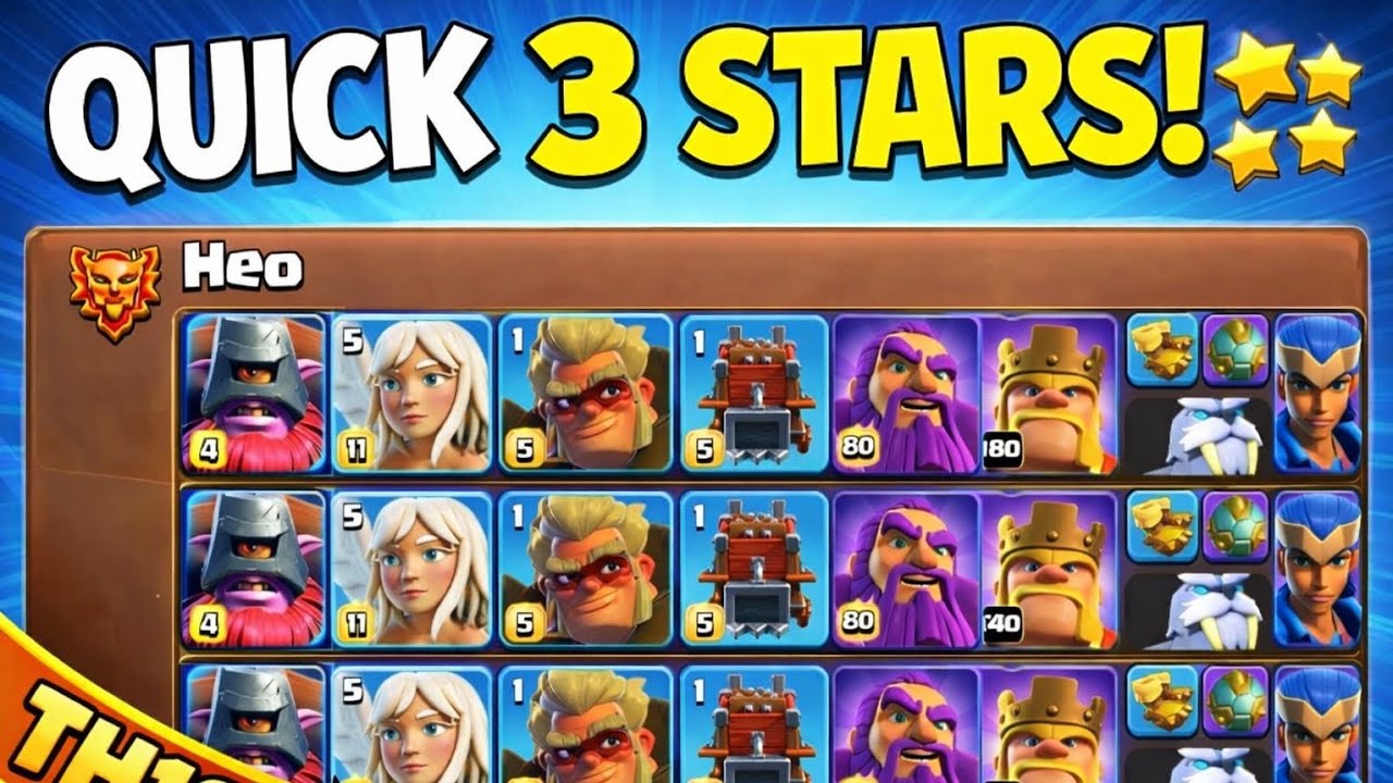 Easy 3 stars updated - Town hall 18 