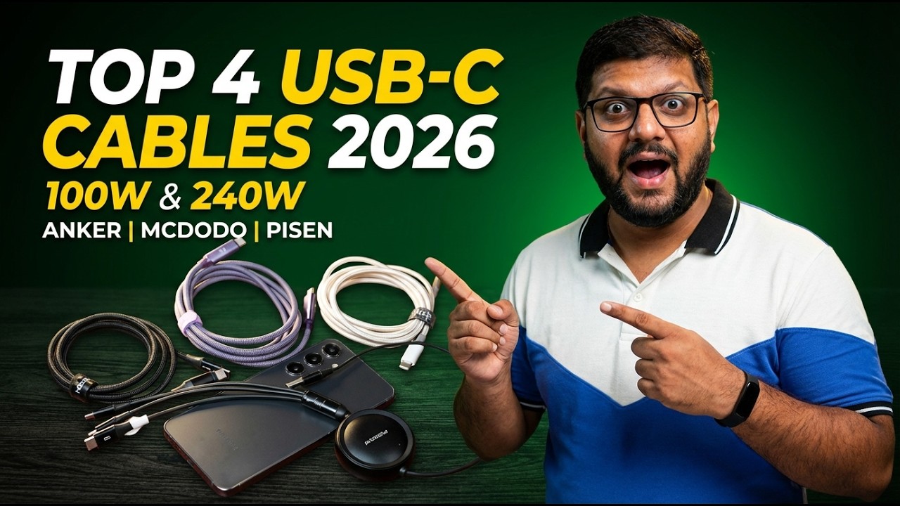 Top 4 USB-C Cables of 2026 | Best Type C Cable in Pakistan | Best Data Cable For Fast Charging