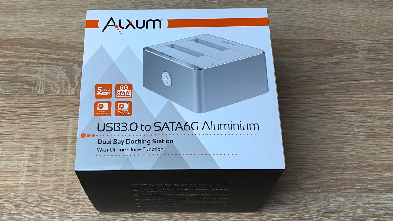 Alxum Dual Bay Docking Station Unboxing