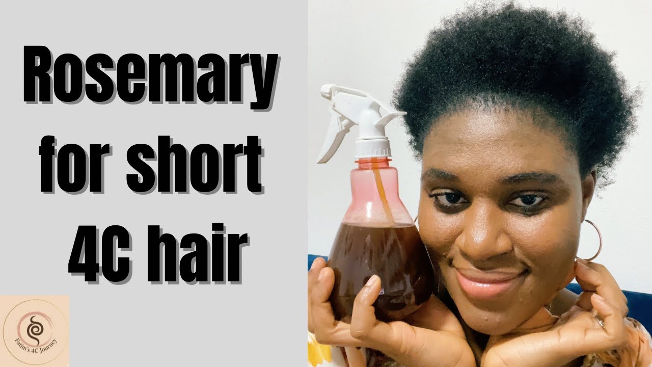 My Rosemary Night Routine for Short 4C Hair