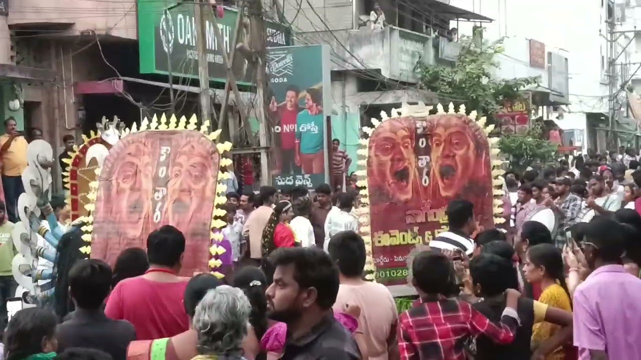 Rajahmundry shivaratri sambaralu ratha Yatra ☺️🙏