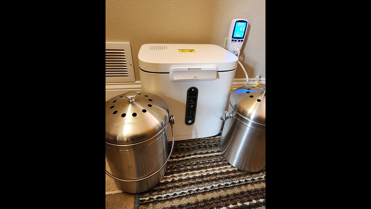 Electric Composter Part 1: #indoorgardening #compostathome #electriccompost