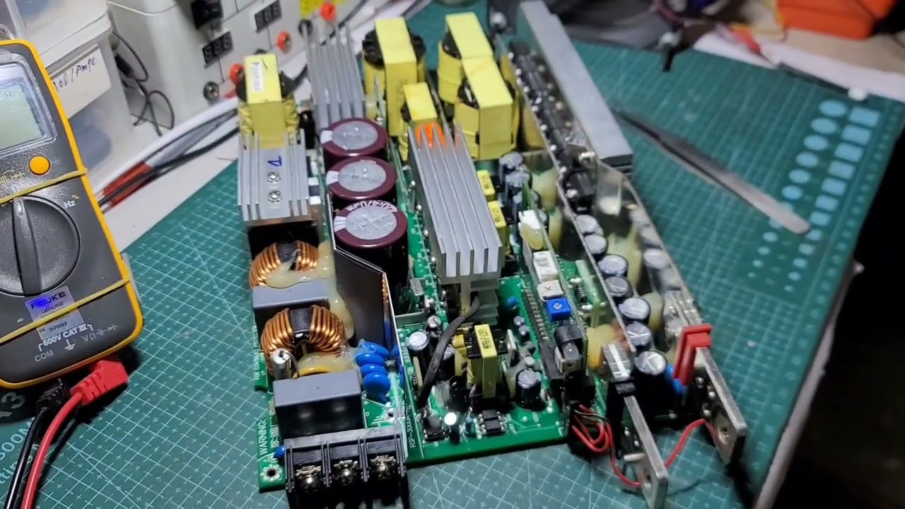 Nguồn Meanwell lỗi đèn đỏ RSP-3000-48 Part 2