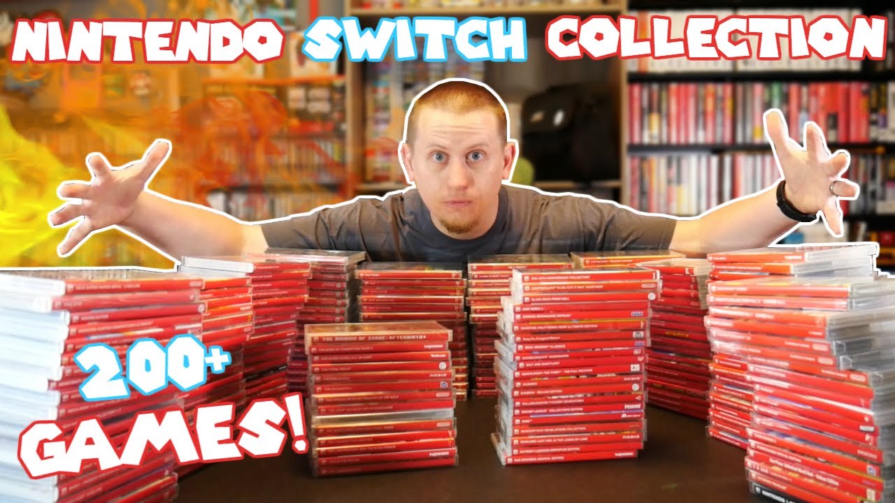 MASSIVE Nintendo Switch Collection! Over 200 Games! | RetroWolf88