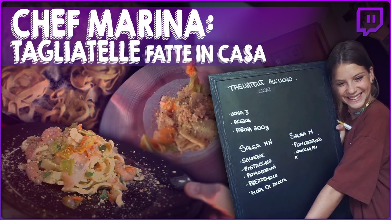 CHEF MARINA & NANNI: TAGLIATELLE ALL'UOVO FATTE IN CASA!