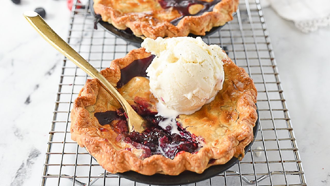 Triple Berry Pie |  Razzleberry Pie for Two |Small Batch Pie