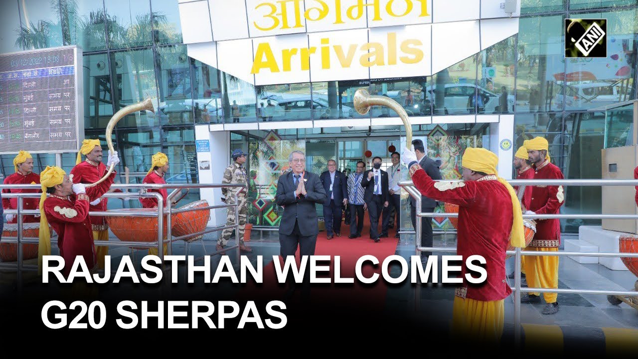Rajasthan welcomes G20 Sherpas in royal fashion