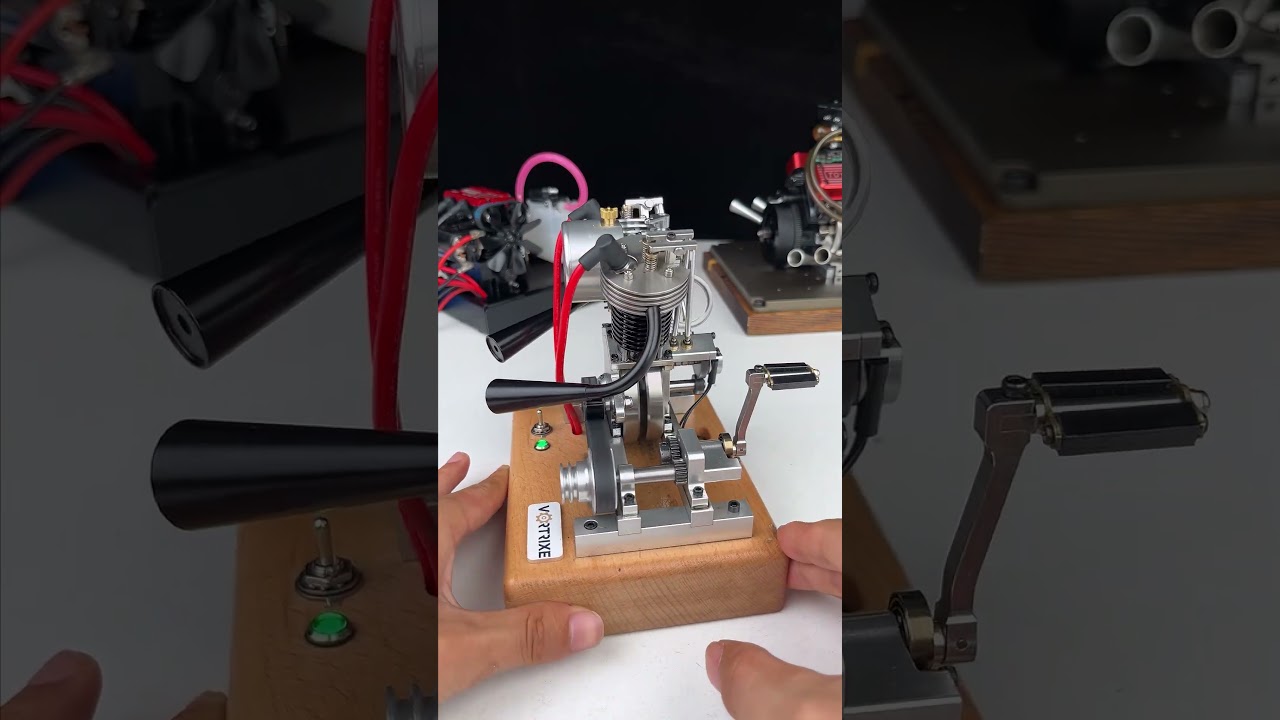 Какой двигатель вам больше нравится?#enginemodel #miniengine #vortrixe #v8 #v2