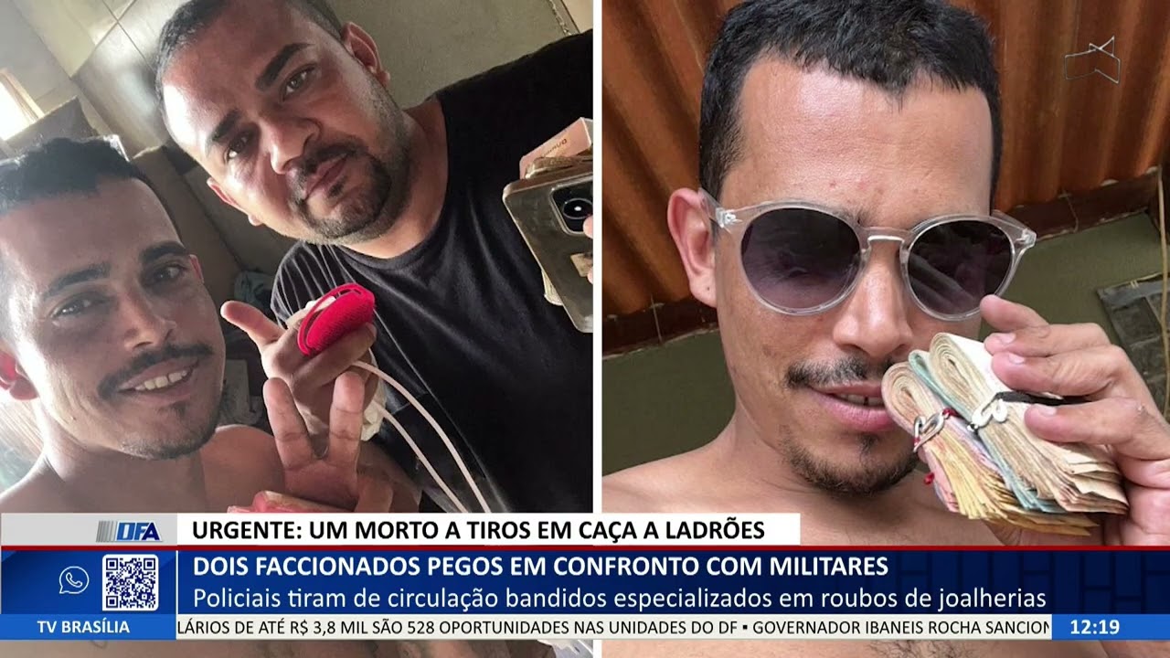 DF ALERTA - Dois faccionados pegos em confronto com militares