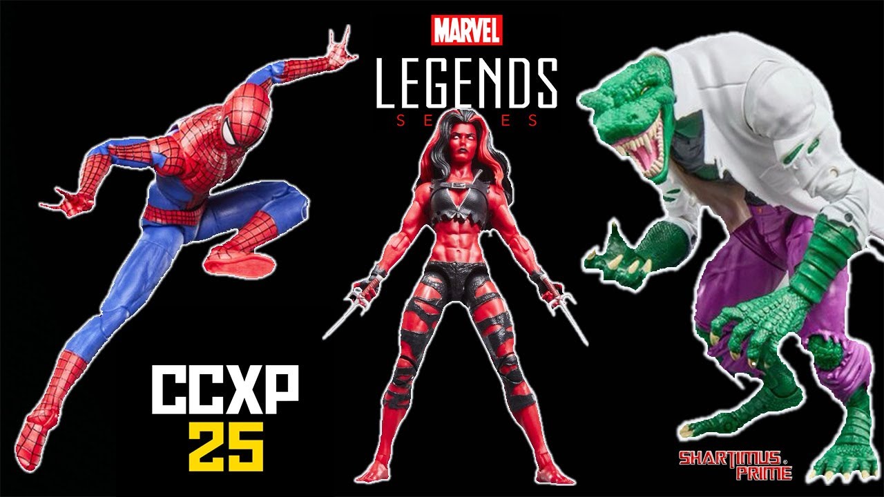 НОВЫЕ фигурки Marvel Legends: Человек-паук, Ящер и Красная Женщина-Халк на фестивале CCXP в Бразилии