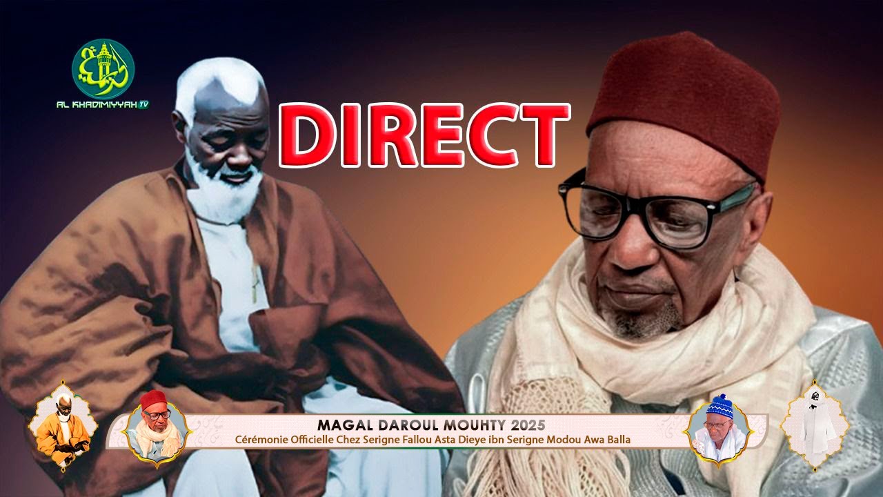 🔴 EN DIRECT Darou Mouhty: Cérémonie Officielle Chez S. Fallou Asta Dieye ibn Serigne Modou Awa Balla
