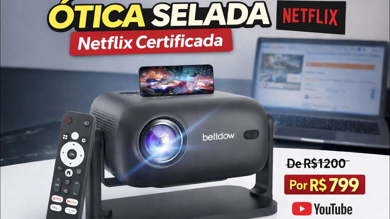 Bettdow AC1060: ÓTICA SELADA + Netflix Certificada por R$799?! 😱