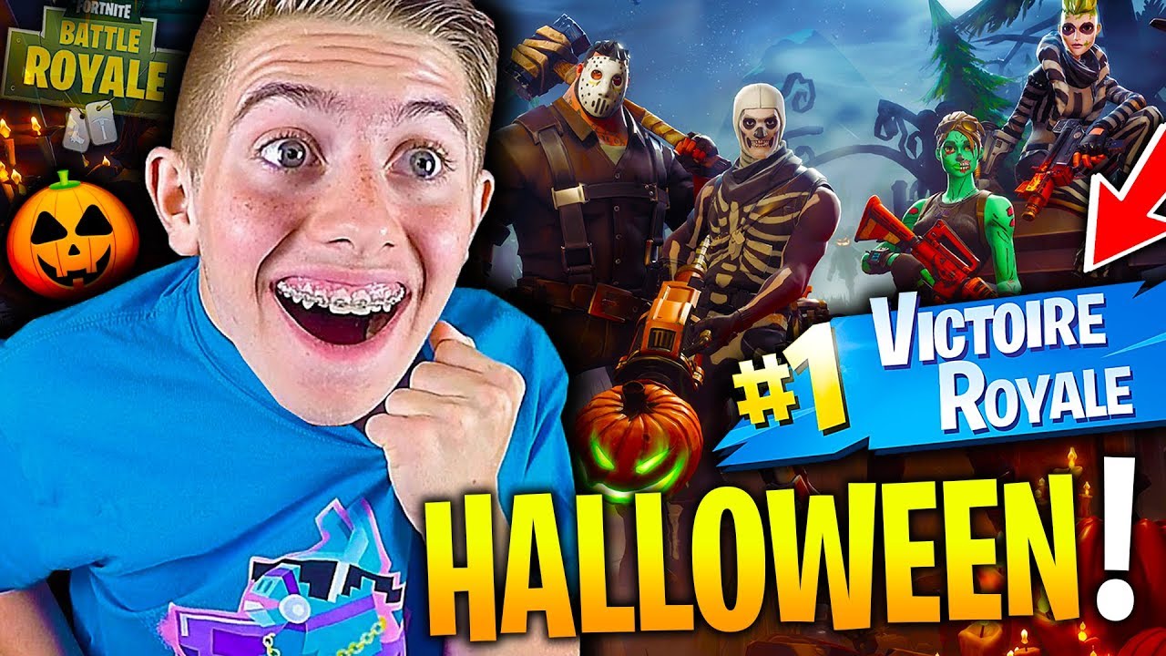 PREMIER TOP 1 HALLOWEEN SUR FORTNITE BATTLE ROYALE !!!