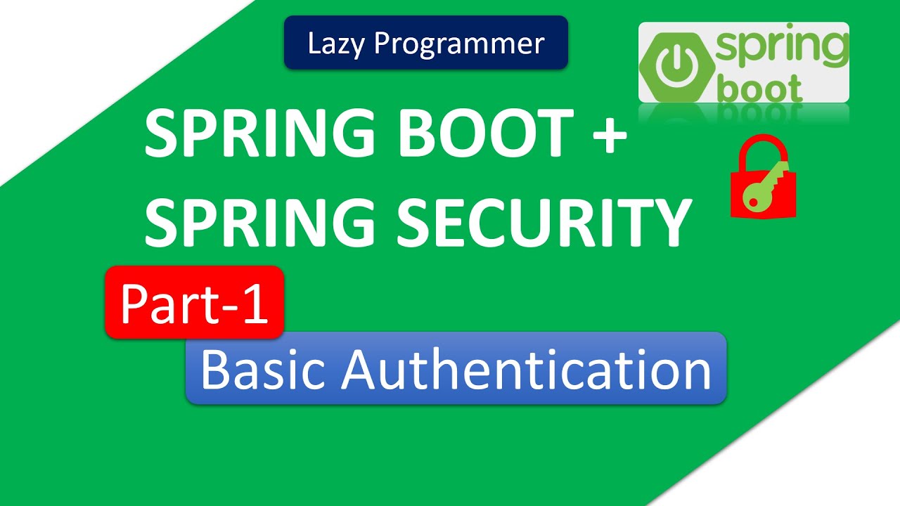 Базовая аутентификация Spring Security | Spring Boot | Java