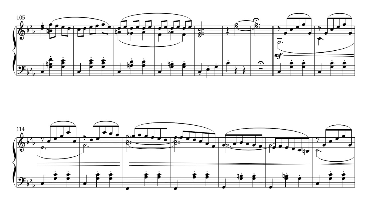 Songe d'Automne (Autumn Dream/Осенний сон) Waltz Piano Solo Arrangement