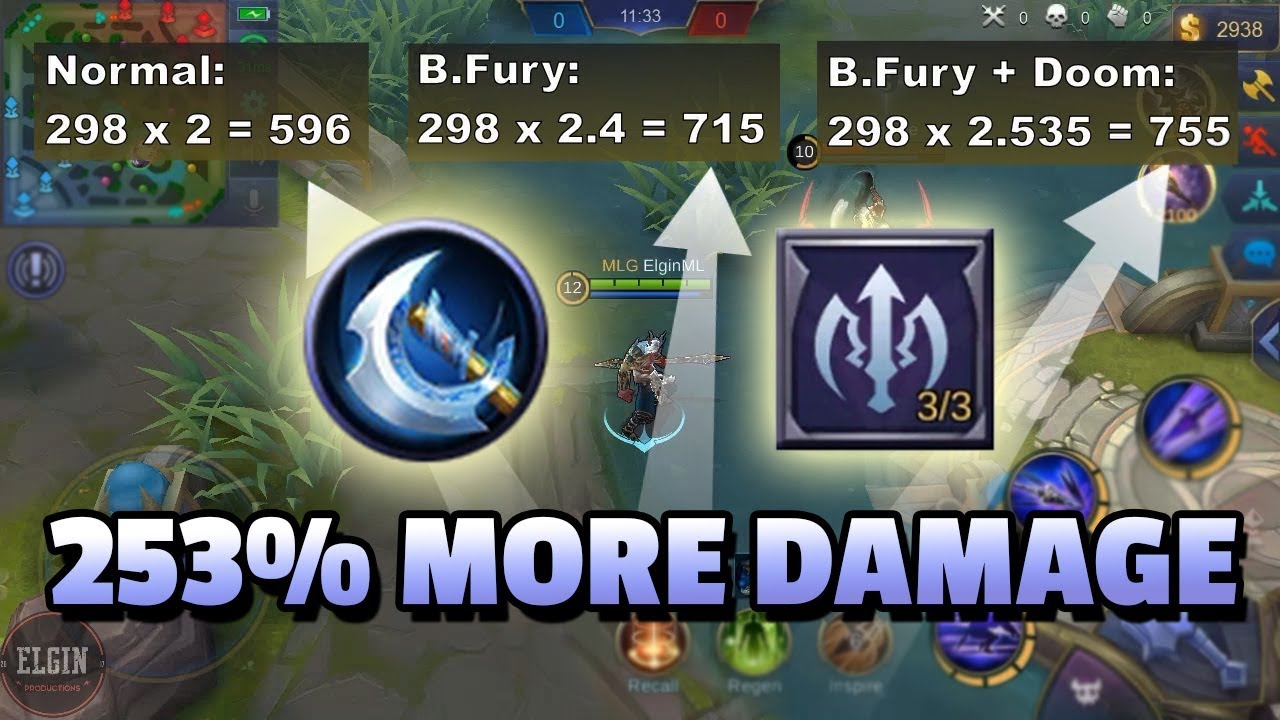 BERSERKER'S FURY AND DOOM COMBINATION 💥