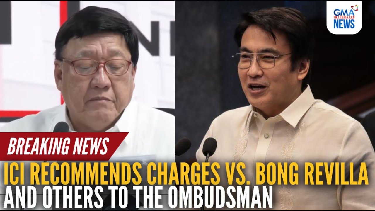 BREAKING - ICI recommends charges vs. Bong Revilla and others to the Ombudsman | GMA Integrated News
