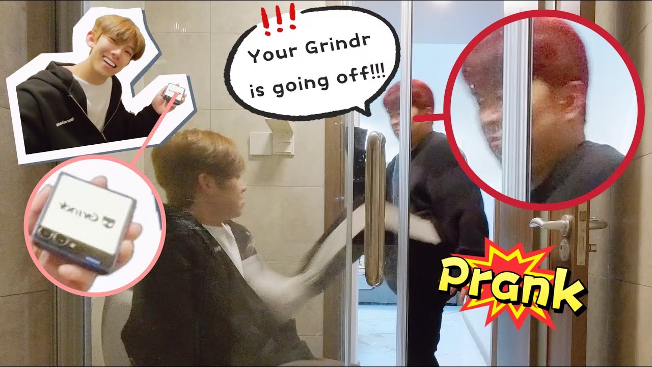 Grindr Notification Sound Provoked My Jealous Boyfriend😡 | Gay Couple Prank by Liang&Yuan